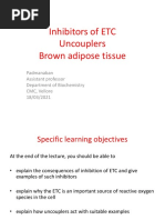 Inhibitors of Oxphos, Uncouplers