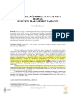 CIAPUSCIO - La Terminología Desde El Punto de Vista Textual Selección, Tratamiento y Variación