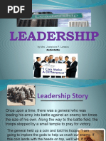 Leadership: by Mrs. Josephine F. Loresca