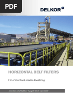 Horizontal Belt Filters: For Efficient and Reliable Dewatering