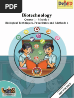 Biotechnology: Biological Techniques, Procedures and Methods 1