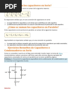 Cómo Se Suman Los Capacitores en Serie