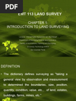 Land Survey Chapter 1