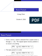 Basis Pursuit: I-Liang Chern