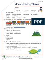 Living and Non Living Things Worksheet 0 2020 20 08 105157