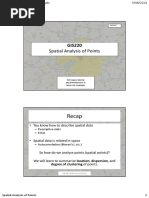 2021 - Lecture 8 - Spatial Analysis of Points - Slides