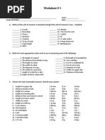 Worksheet # 1