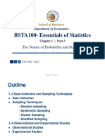 BSTA100-Essentials of Statistics