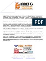 Catalogo MDC Industrial