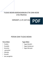 Tugas Bidan Berdasarkan Etik Dan Kode Etik Profesi