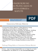 Ang Pagsusuri NG Tatlong Piling Akda Ni Genoveva