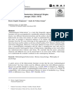 Strapasson, Araujo (2020) Methodological Behaviorism Historical Origins of A Problematic Concept (1923-1973)