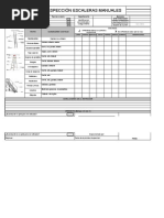 Formatos de Inspeccion Preoperativa Escaleras Manuales