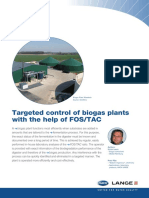 Targeted Control of Biogas Plants TOC