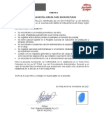 Declaracion Jurada Encargatura Anexo 2