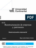 Semana 8 - Reestructuración Empresarial