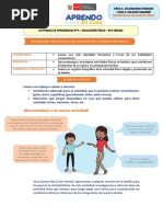 Aprendo en Casa-Actividad de Aprendizaje 4