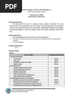 Fundamentals of Electronics Course Outline