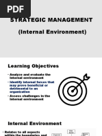 Strategic Management (Internal Environment)