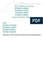 SERVICE MANUAL Whirlpool Front Load Drum Washer