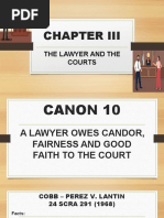 The Lawyer and The Courts