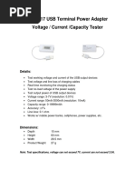 USB Terminal Power Adapter - KCX-017