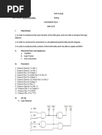 And & NAND Gate Experiment Sheet