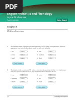 English Phonetics and Phonology4 Unit7 Extra Exercises