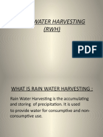 Rain Water Harvesting