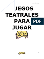 Juegos Teatrales para Jugar