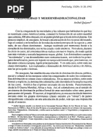 Quijano Anibal - Colonialidad y Modernidad-Racionalidad