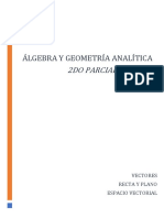 Resumen. Álgebra y Geometría Analítica