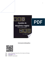 Libro de Apuntes Bioquímica Vegetal