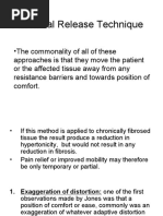 Positional Release Technique