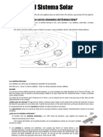 El Sistema Solar y El Planeta Tierra 5to