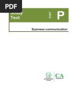 Study Text: Business Communication