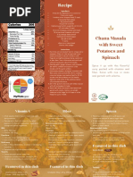 Chana Masala Nutrition Information