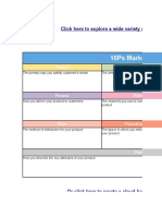 10Ps Marketing Matrix Template Jan21