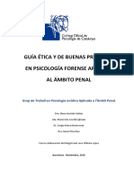 Guía Ética y de Buenas Prácticas en Psicologia Forense Aplicada Al Ámbito Penal