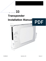 Transponder Installation Manual: 190-00906-00 September, 2012 Revision H