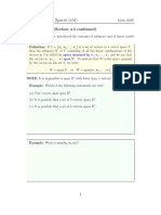 General Vector Spaces (CTD) : Spanning Sets (Section 4.3 Continued)