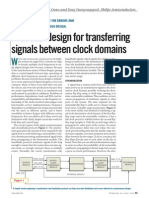 Practical Design For Transferring Signals Between Clock Domains