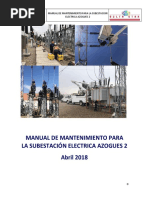 Manual de Mantenimiento para La Subestacion Electrica Azogues 2