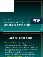 Organización y Partido Político. Caso Perú