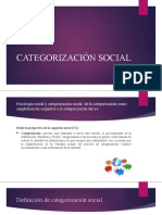 Categorización Social