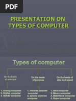 Presentation On Types of Computer