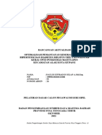 Rancangan Aktualisasi Paulus E Selan