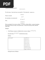 Recurrence Relations: Aaa A A A A A A A