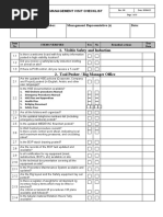 Visible Safety and Induction: Hse Management Visit Checklist