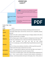 Lesson Plan 01 BIO (Grade 9)